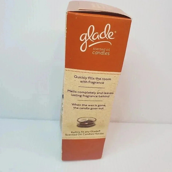 GLADE Scented Oil Candle Refills 4 Candle Pack MAPLE PUMPKIN Fall 2012 Limited E - Picture 4 of 10